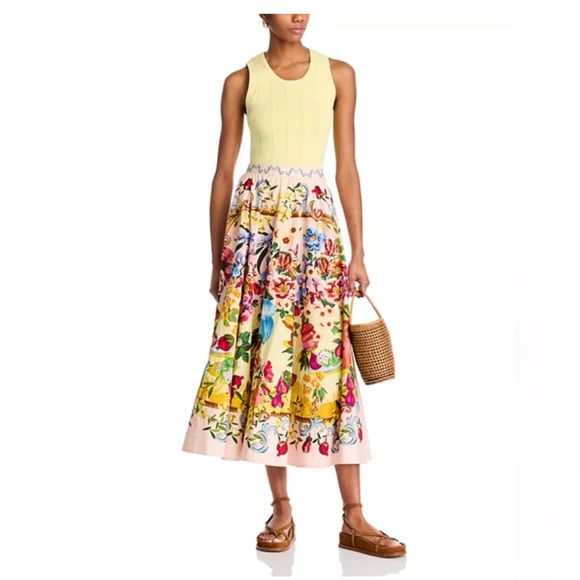 FARM Rio Garden Terrace Midi Skirt - Picture 1 of 12